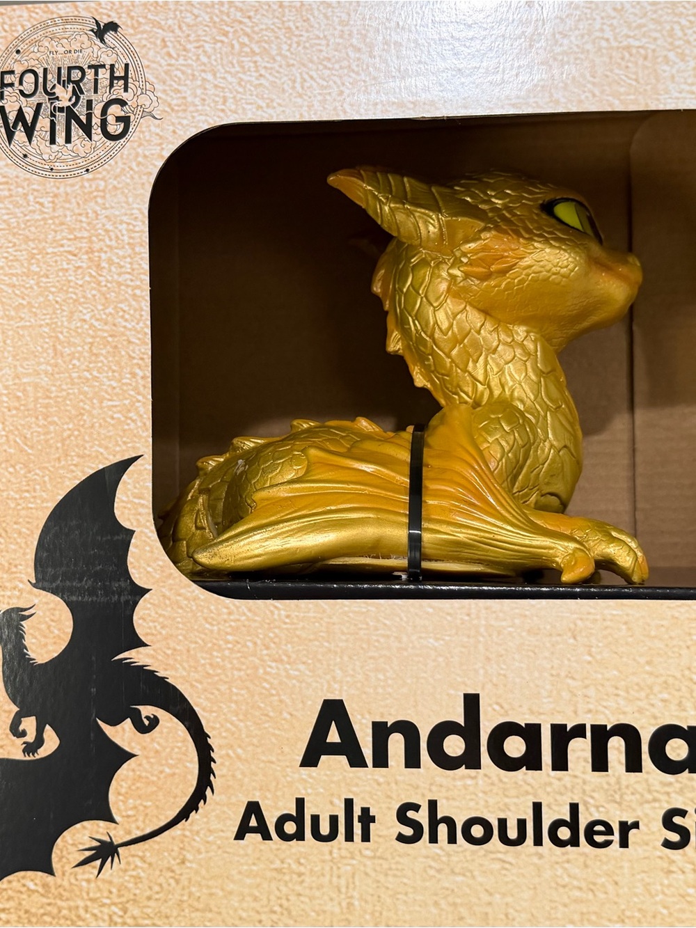 Andarna Gold Dragon Fourth Wing